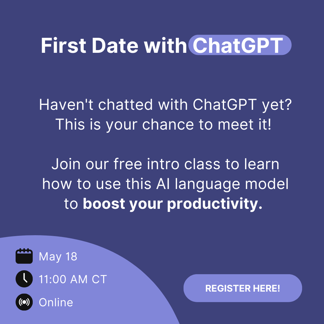First Date with ChatGPT - May 18 - 2023